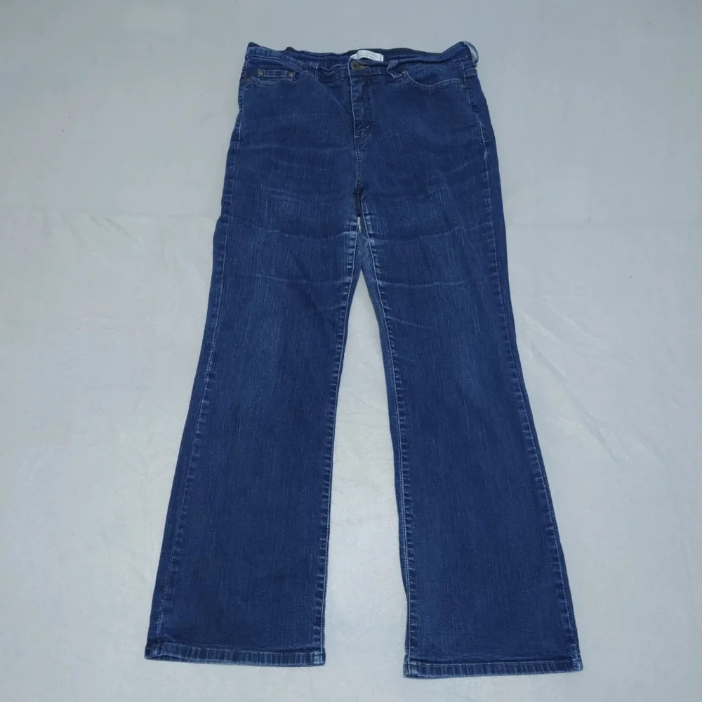 Levi's 512 Slim Womens Blue Jeans Size 14 Perfectly Slimming Cotton W32 L30 - Picture 1 of 6